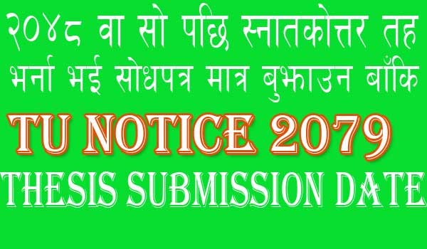 Master Thesis Date 2079| Master's Level Date Extended 