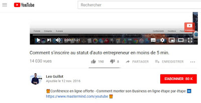 Leo Guillot GLC Marketing sur Youtube