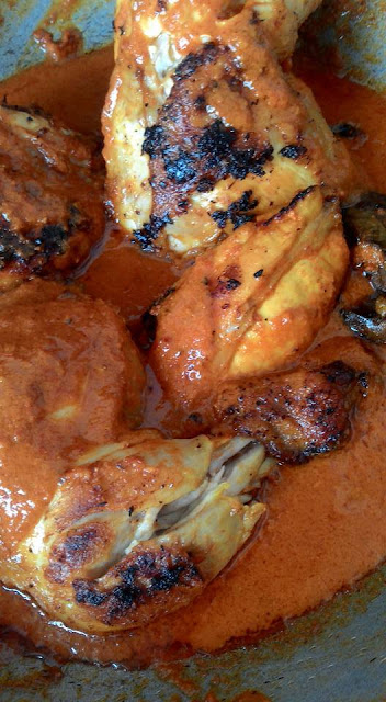 Makan Minum Best: Resepi Ayam Percik Kelantan Kuah Merah