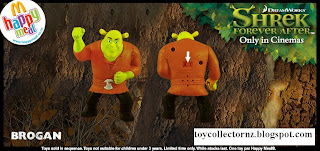 McDonalds Shrek Forever After Toys 2010 - Australia and New Zealand Happy Meal Toy Release - Brogan 