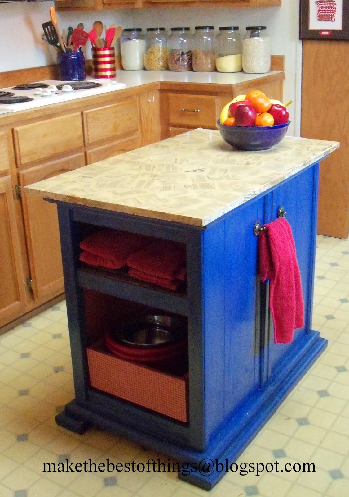 Make The Best of Things: Nightstands Turned Kitchen Island 