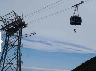 Decenas de personas rescatadas del Teleférico del Teide