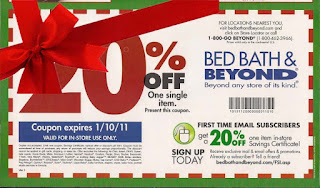 Free Printable Bed Bath and Beyond Coupons