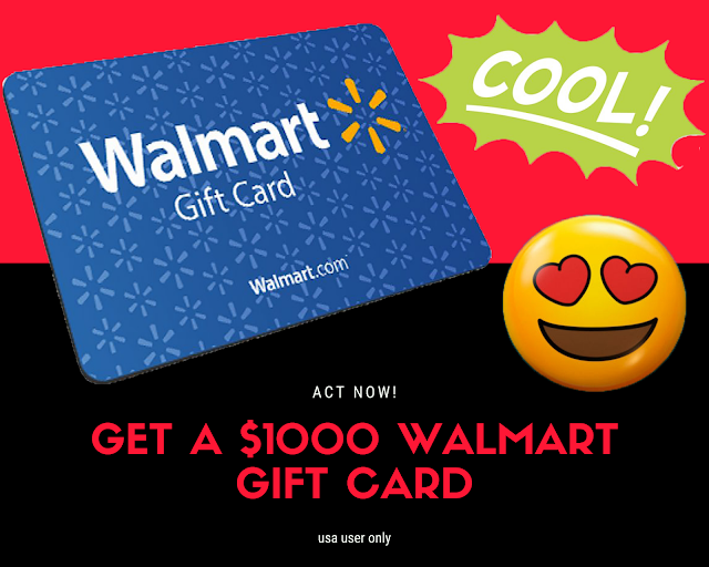 Win a Walmart $1000 Gift Card USA Online