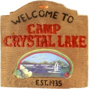 Friday the 13th Camp Crystal Lake sign