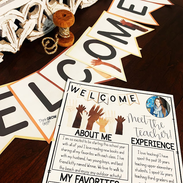 All Are Welcome Back to School Printables