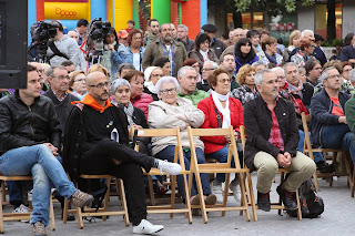 Mitin de EH Bildu en Herriko Plaza