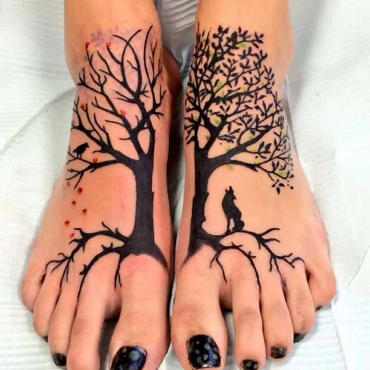 tatuaje de arbol