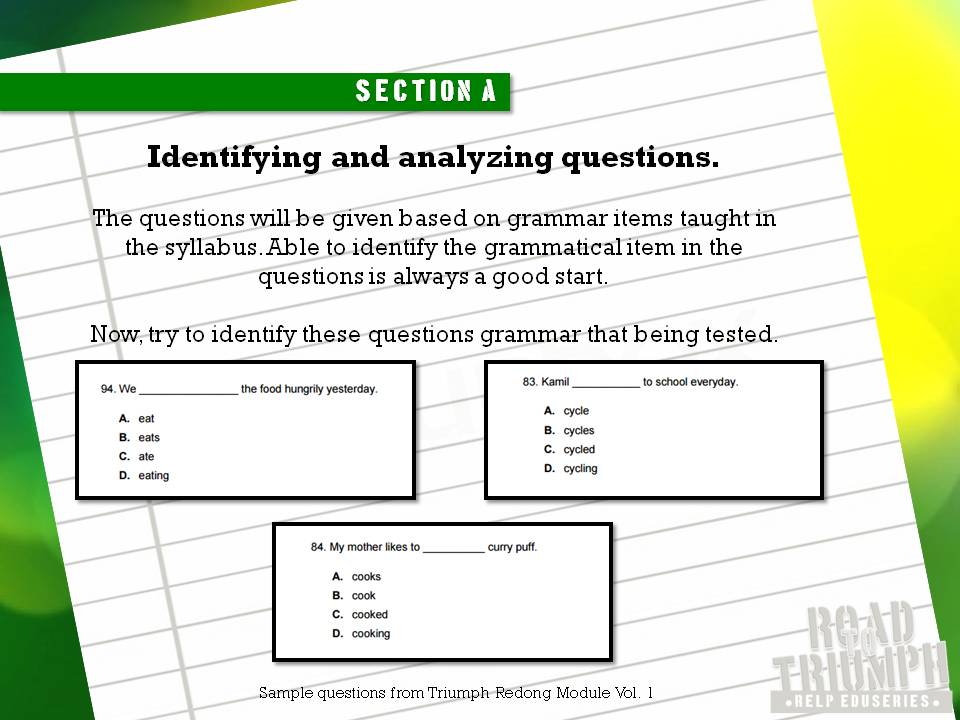 Soalan Grammar Bahasa Inggeris Tahun 6 - Lamaran T