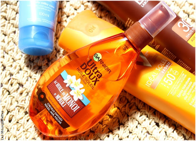 Huile Soleil, protection solaire cheveux, Ultra Doux de Garnier - Blog beauté