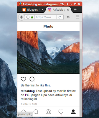 kali ini saya akan mengembangkan tutorial perihal  √ Cara Upload Foto di Instagram Lewat PC Tanpa Emulator