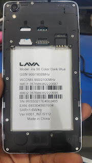 LAVA IRIS 50 H001_INT/S112 FLASH FILE STOCK ROM FIRMWARE v6.0 100% TESTED