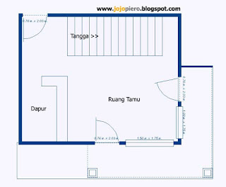 Jojo Rumah type 21 Dua Lantai