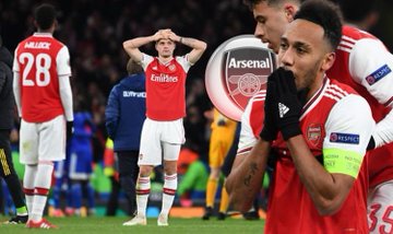 "Bad" - Arsenal Star Aubameyang Close To Tears After Europa League Exit
