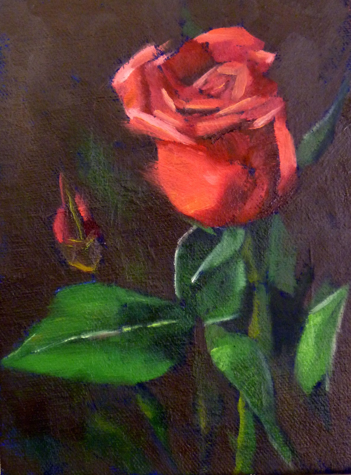 Oil Paintings Of Roses 