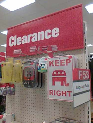 Clearance sale: Republicans