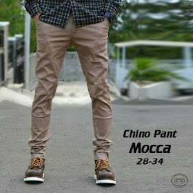 celana chino, celana chino mocca, celana chino pria