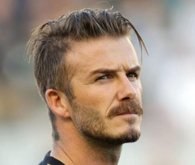 David Beckham Messy Hairstyle