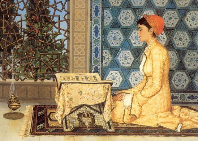 turkish female praying