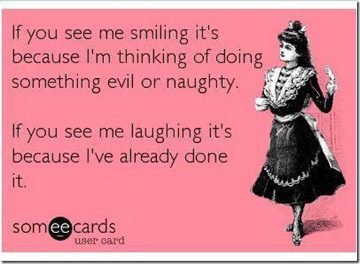 thinking of naughty