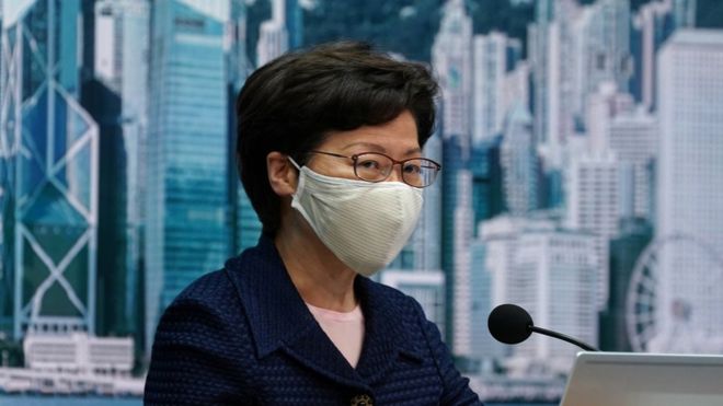 Carrie Lam said there were no political motives behind her move - but opposition activists disagree
