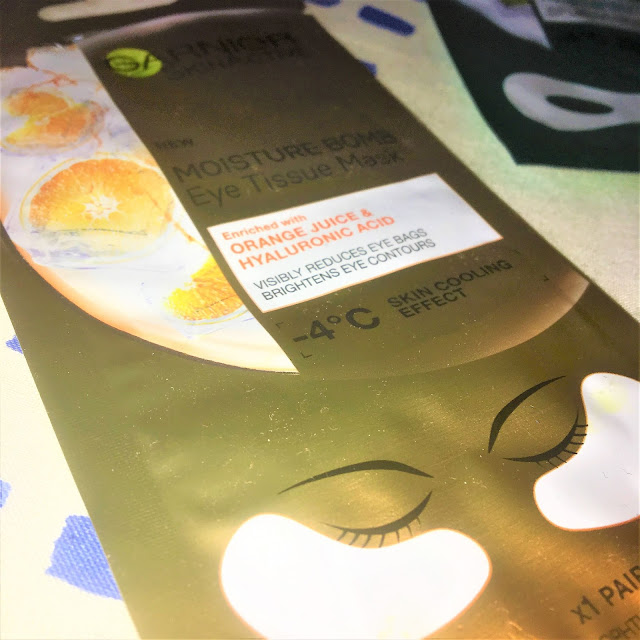 Garnier Eye Sheet Mask Hyaluronic Acid And Orange Juice