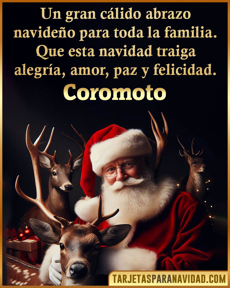 Tarjetas Navideñas personalizadas para Coromoto