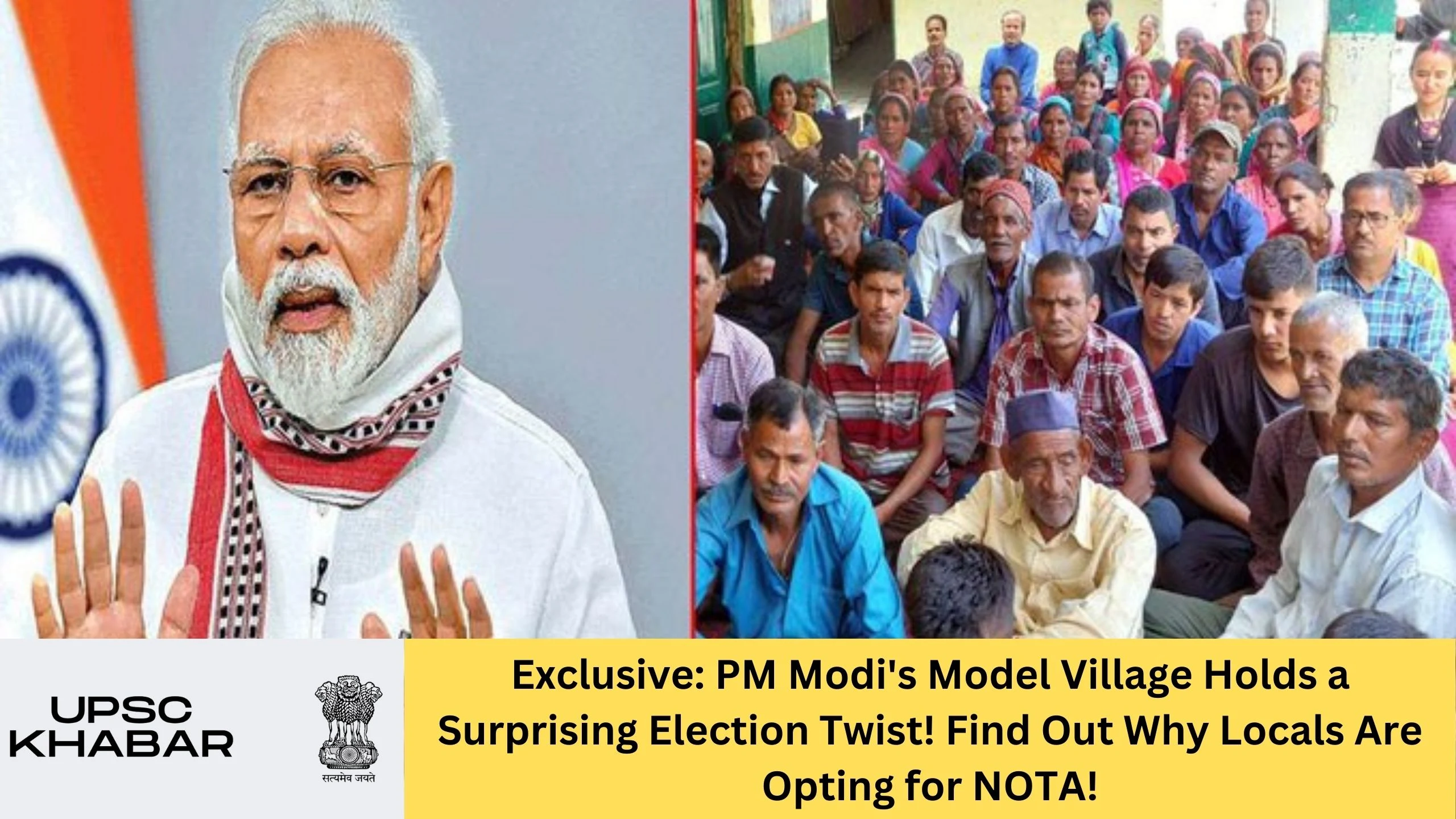Exclusive: PM Modi's Model Village Holds a Surprising Election Twist! Find Out Why Locals Are Opting for NOTA!