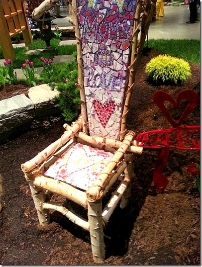 mosaic chair