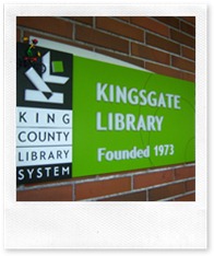 I'm sure riding isn't really allowed on the Kingsgate Library sign. . .