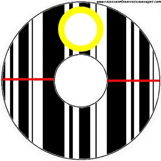 Black and Yellow Free Printable  CD labels.
