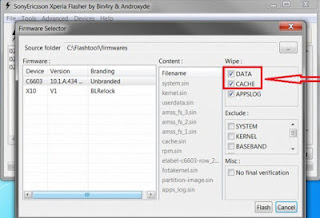 Cara Flashing Sony Xperia Via Flashtool