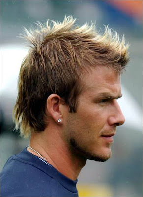 Faux hawk Haircuts, David Beckham 