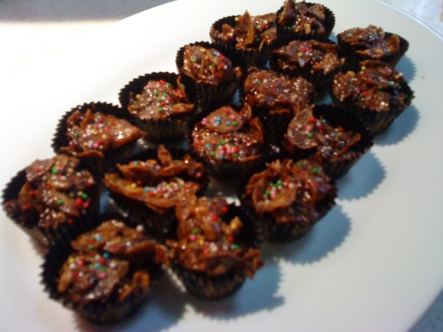 JUICY CAFE: CORNFLAKES MADU COKLAT