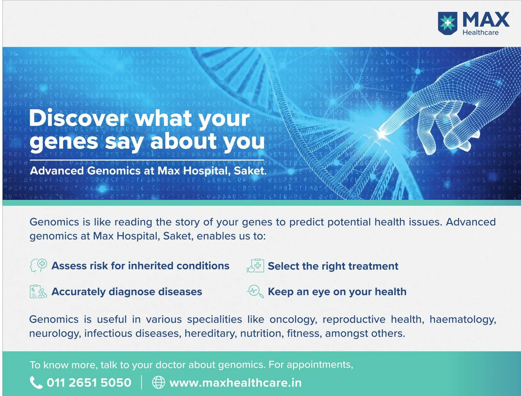 Max Healthcare: The Genetic Gateway