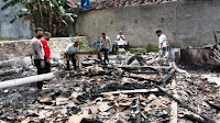 Kebakaran di Pringsewu, Rumah Semi Permanen Rata dengan Tanah