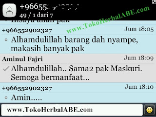 Paket Lady fem diterima Konsumen