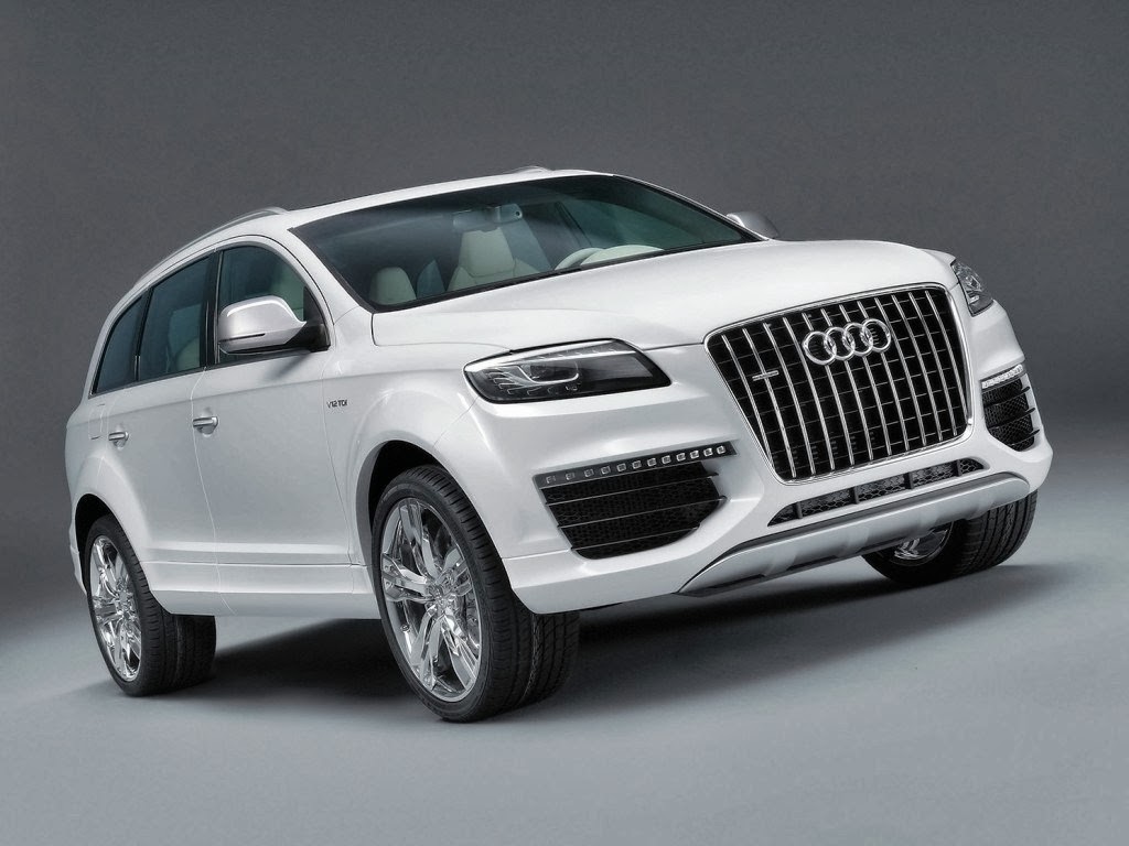 Audi Q7 TDI White color SUV images gallery