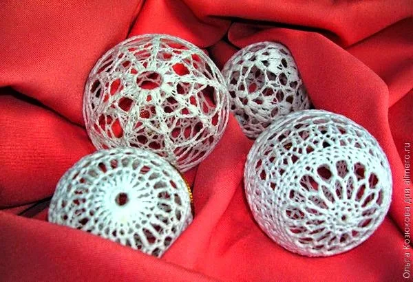 Patrones y paso a paso de Esferas al crochet para decorar