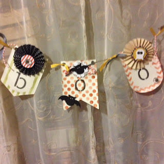 Boo Banner for Halloween www midnight crafting dot com