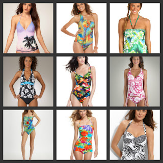 women's tropical print swimsuits and tropical tankinis