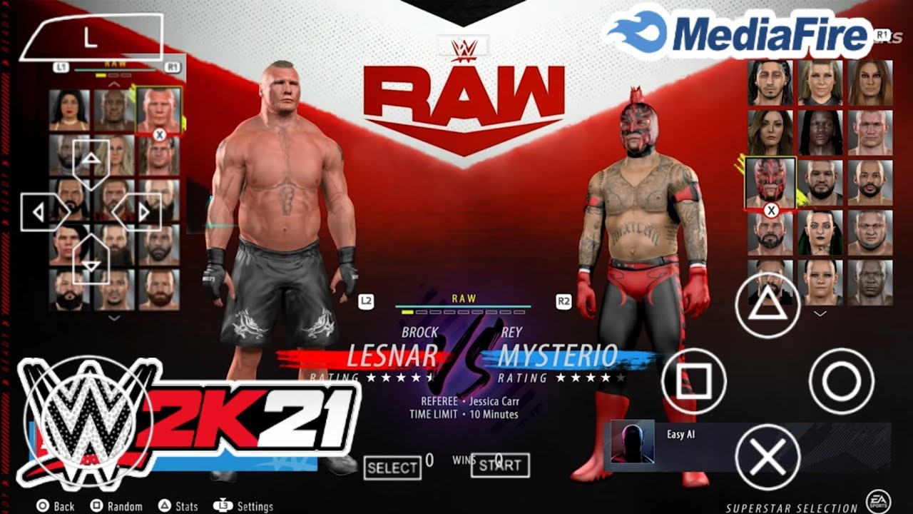 DOWNLOAD WWE 2K21 PPSSPP ANDROID OFFLINE PS5 GRAPHICS