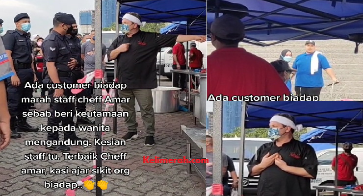 Chef Ammar Naik Angin,Pelanggan Marah Staff Beri Ibu Hamil Potong 'quenue'1