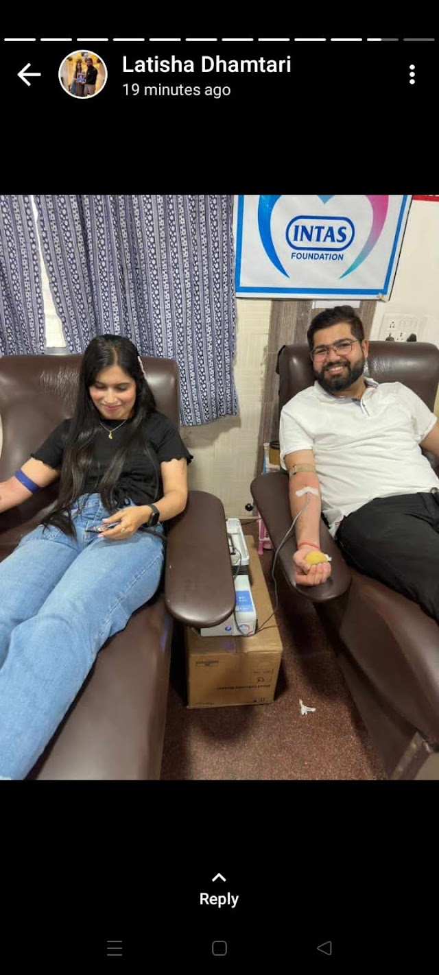 गौरव ओचानी ने किया 18 वीं बार रक्तदान