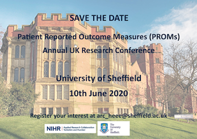 Image of National PROMs Research Conference flyer