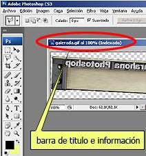 los paneles y ventanas en Photoshop