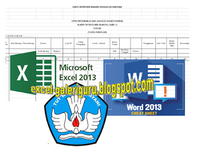 Download Format : Perlengkapan Daftar Format Inventaris Kepala Sekolah Terbaru  | Excel-galeriguru
