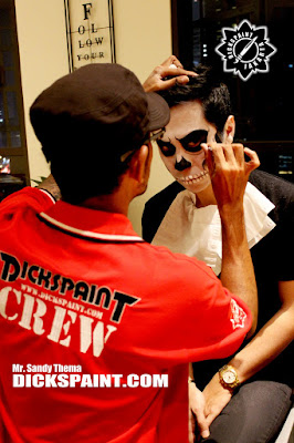 make up horror skeleton jakarta