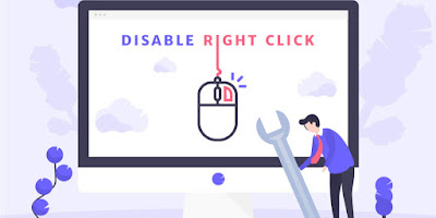 cara mengaktifkan disable right click atau disable copy paste sebuah postingan di blog