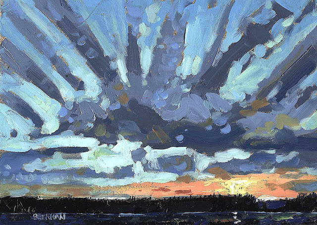 Tom Thomson art, sky